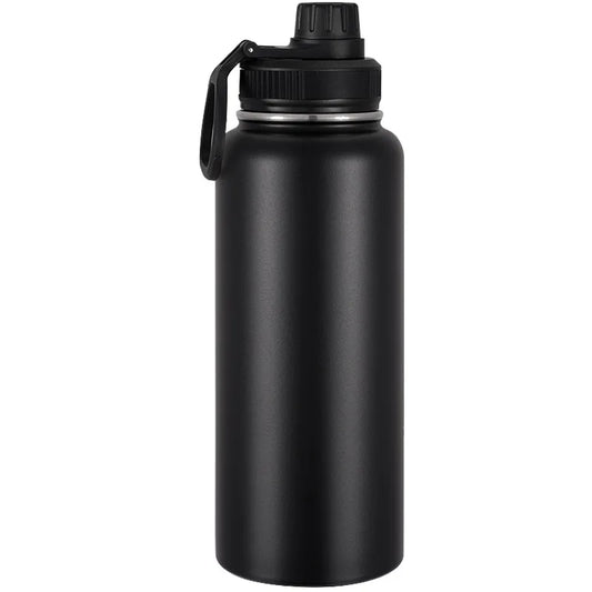 Stay Hydrated on the Go with Our Large Insulated Stainless Steel Water Bottles - Double Wall Vacuum Flask in 32oz & 40oz!